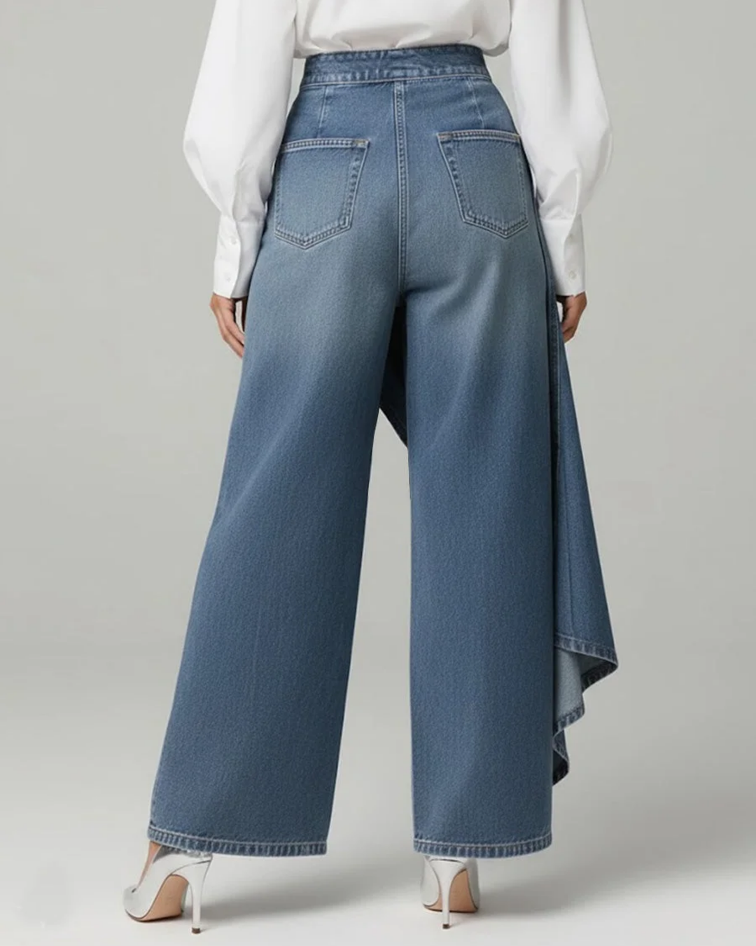 CALINA™ | Denim Wrap Trousers