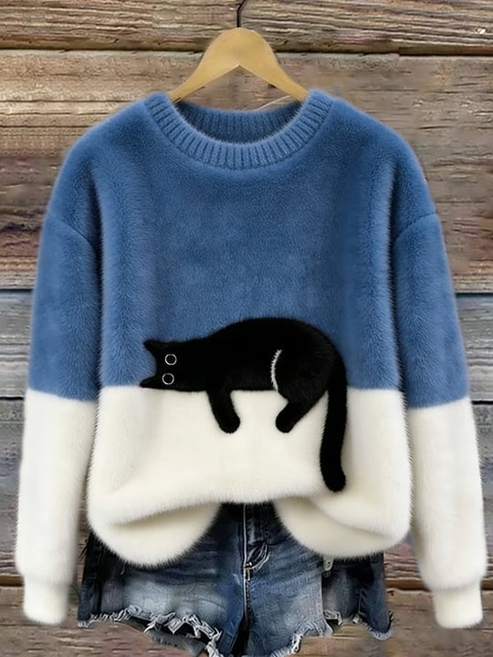 RICA™ |  Women's Sweatshirt with Cat Design