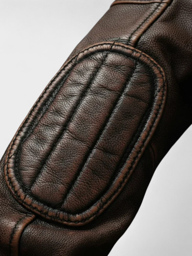TREY™ | Vintage Leather Jacket — Timeless Style Meets Everyday Durability