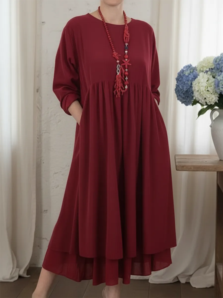 MELVARIA™ | Relaxed Midi Dress