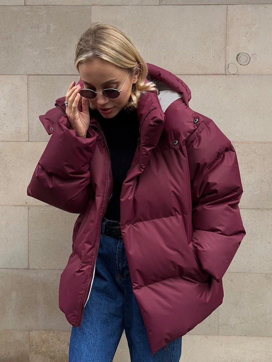 OSANG™ I Wattierte Jacke mit Kapuze aus Baumwolle